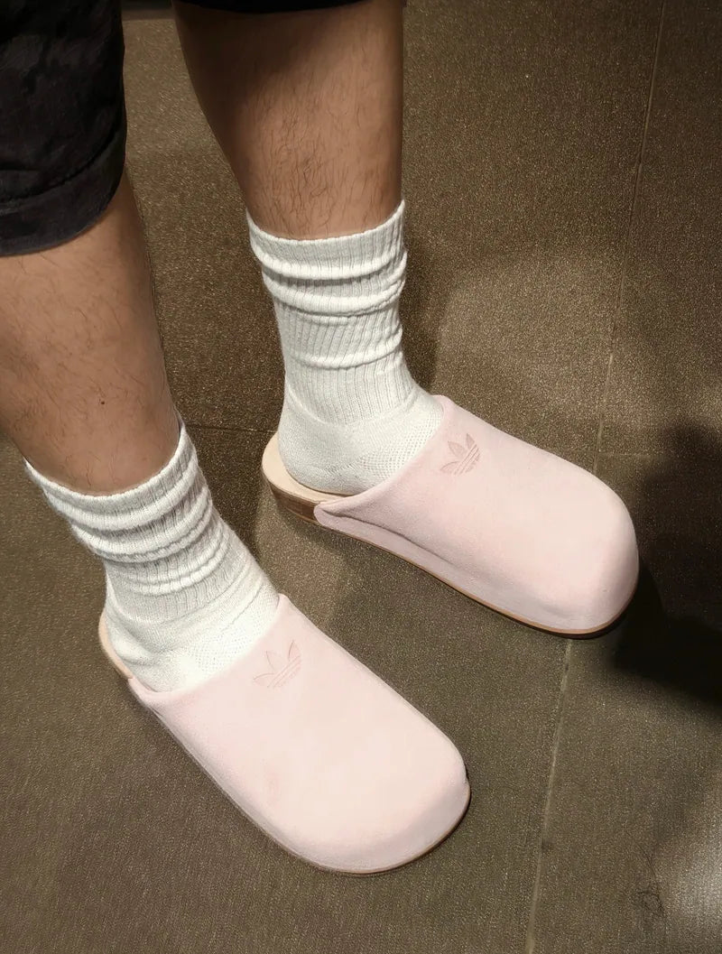 Pantoufles adidas pink