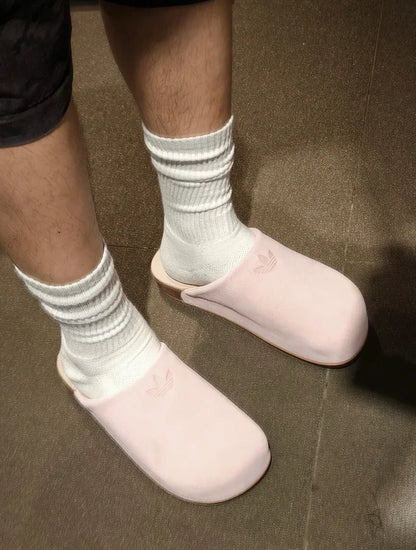 Pantoufles adidas pink